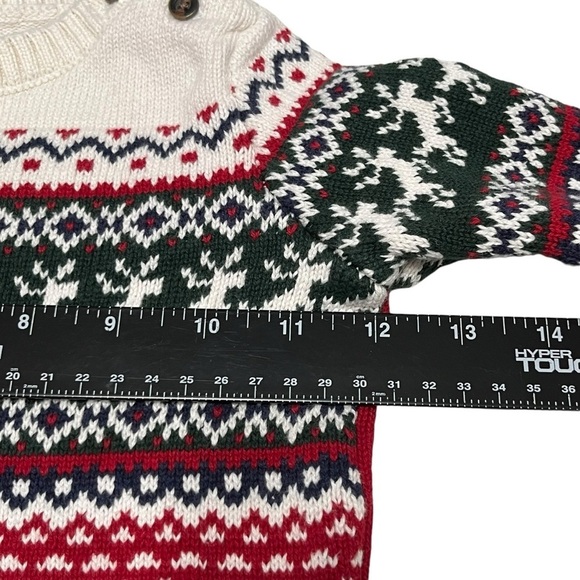 Carter’s 100% Cotton Christmas Baby Boy Sweater Size 12 Months - Picture 7 of 9